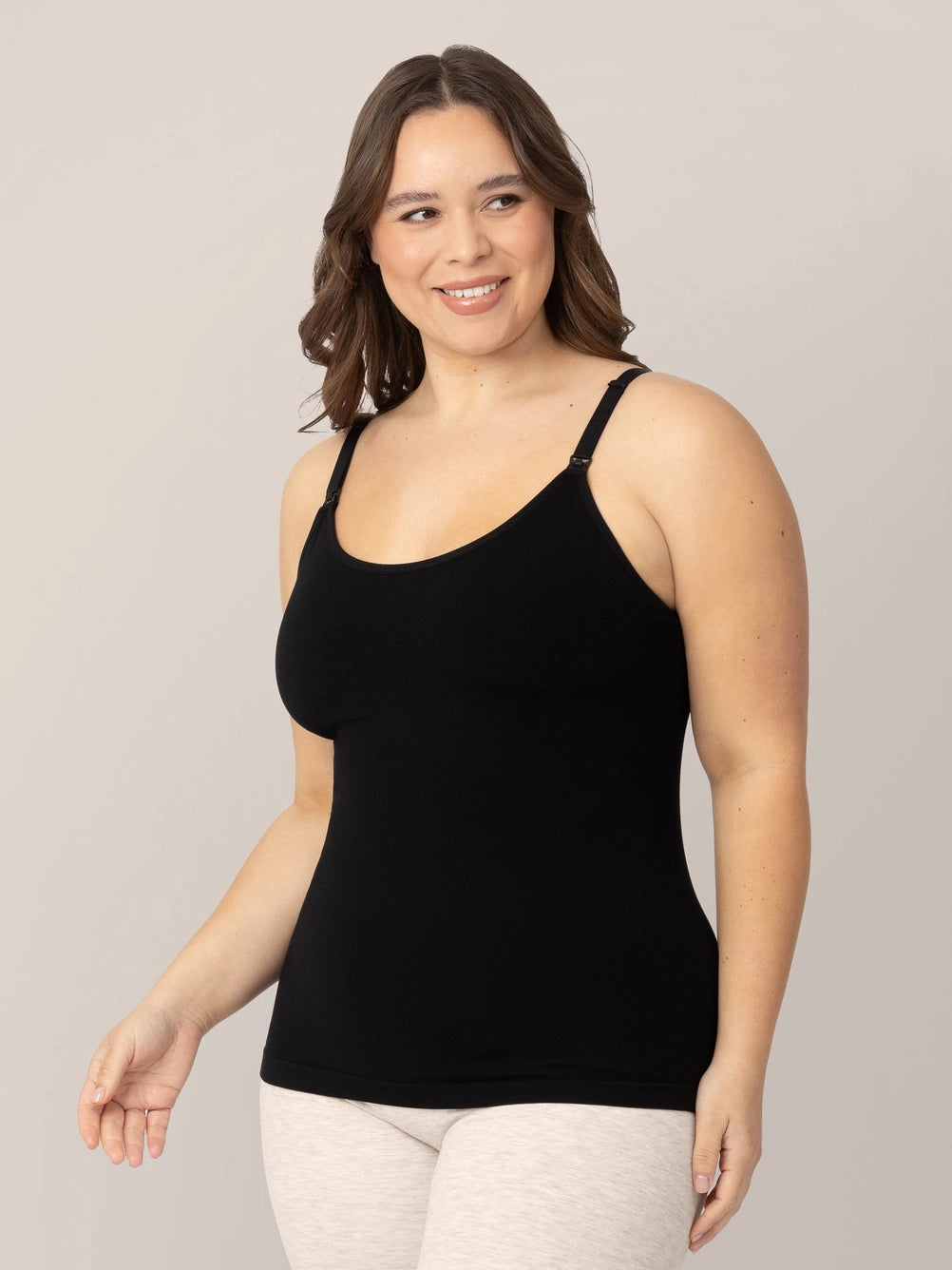 Kindred Bravely Sublime® Bamboo Nursing & Maternity Tank | Black - New Baby New Paltz