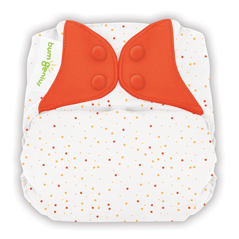 BumGenius Elemental All-In-One Cloth Diaper- Sassy Dot - New Baby New Paltz