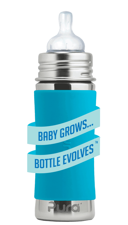 Pura Slow Flow Silicone Nipples 2 pack - New Baby New Paltz