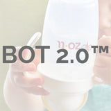 ZoLi BOT 2.0 Straw Sippy Cup - Grey - New Baby New Paltz