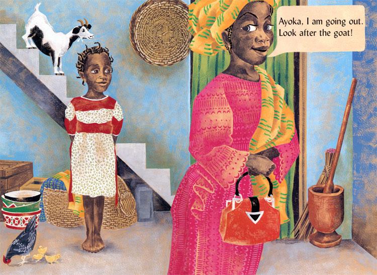 Barefoot Books Catch that Goat! A Market Day in Nigeria by Polly Alakija - New Baby New Paltz