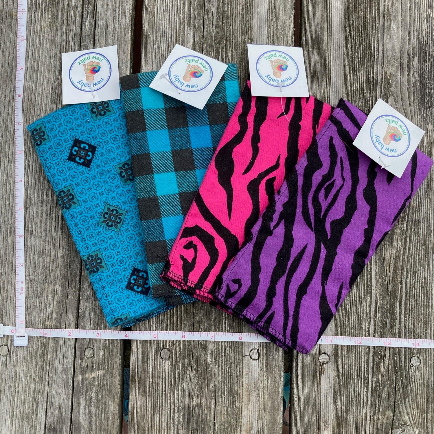 Handmade Flannel Burp Cloths - New Baby New Paltz