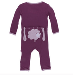 Kickee Pants Applique Coverall -Newborn, Snap front - New Baby New Paltz