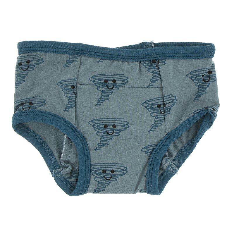 Kickee Pants Training Pant in Dusty Sky Happy Tornado 2T - New Baby New Paltz