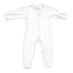 Kyte Baby Footie - 0-3 Months - Cloud white - New Baby New Paltz