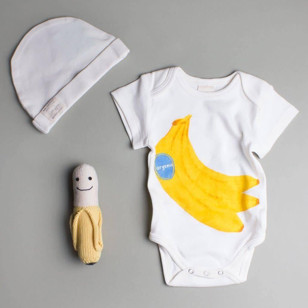 Estella Organic Jersey Baby Gift Set - Banana - 0-3 M - New Baby New Paltz