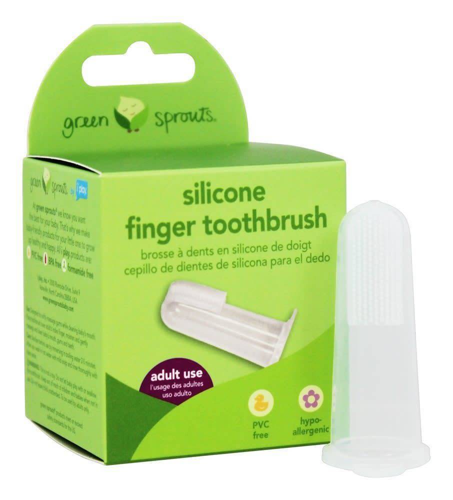 Green sprouts store silicone toothbrush