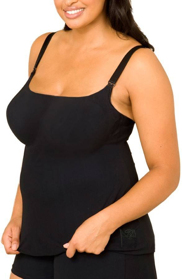 Women Tank Tops Built in Bra Breastfeeding Cami Top Nursing Maternity Cami  Vest