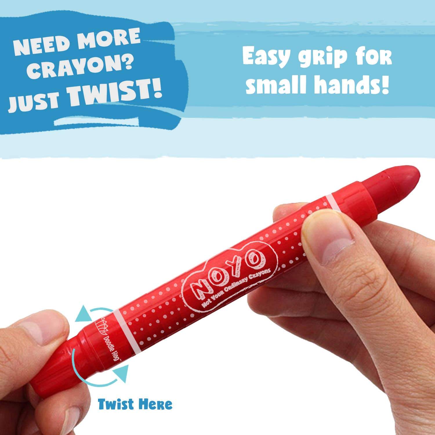 Doodle Hog Not Your Ordinary Crayons - NOYO- Set of 36 - New Baby New Paltz