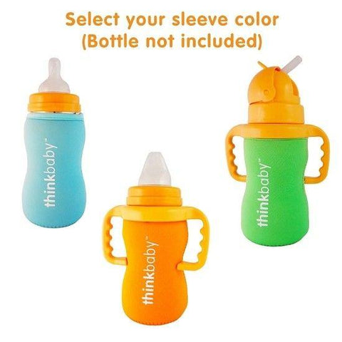 Thinkbaby Neoprene Thermal Bottle Sleeve- Orange - New Baby New Paltz