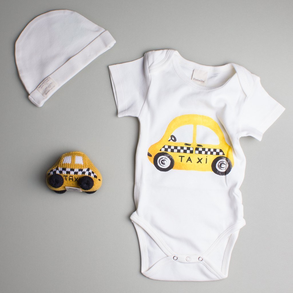 Estella Organic Jersey Baby Gift Set - Taxi - 0-3 M - New Baby New Paltz