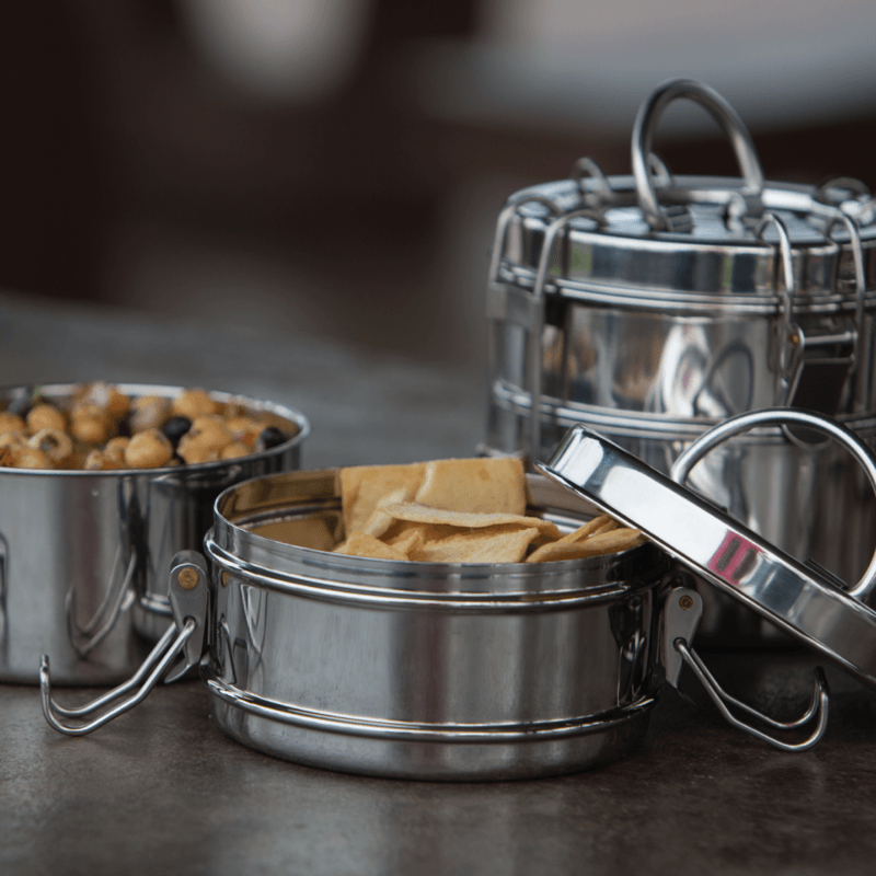To-Go Ware 3-Tier Stainless Steel Tiffin