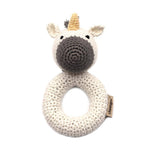 Cheengoo Unicorn Hand Crocheted Rattle - New Baby New Paltz