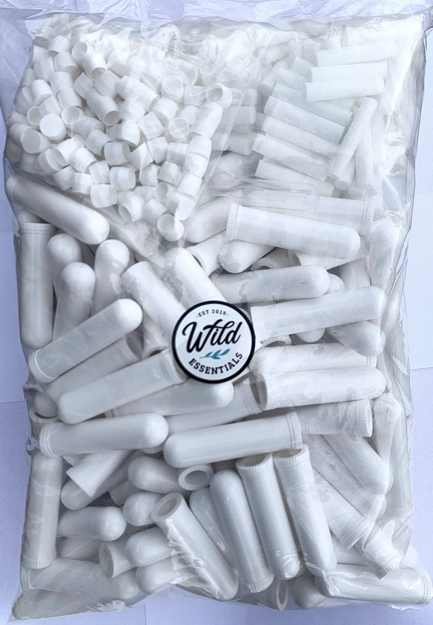 Wild Essentials - Bulk Blank Aromatherapy Inhaler Components Set - 100 ct