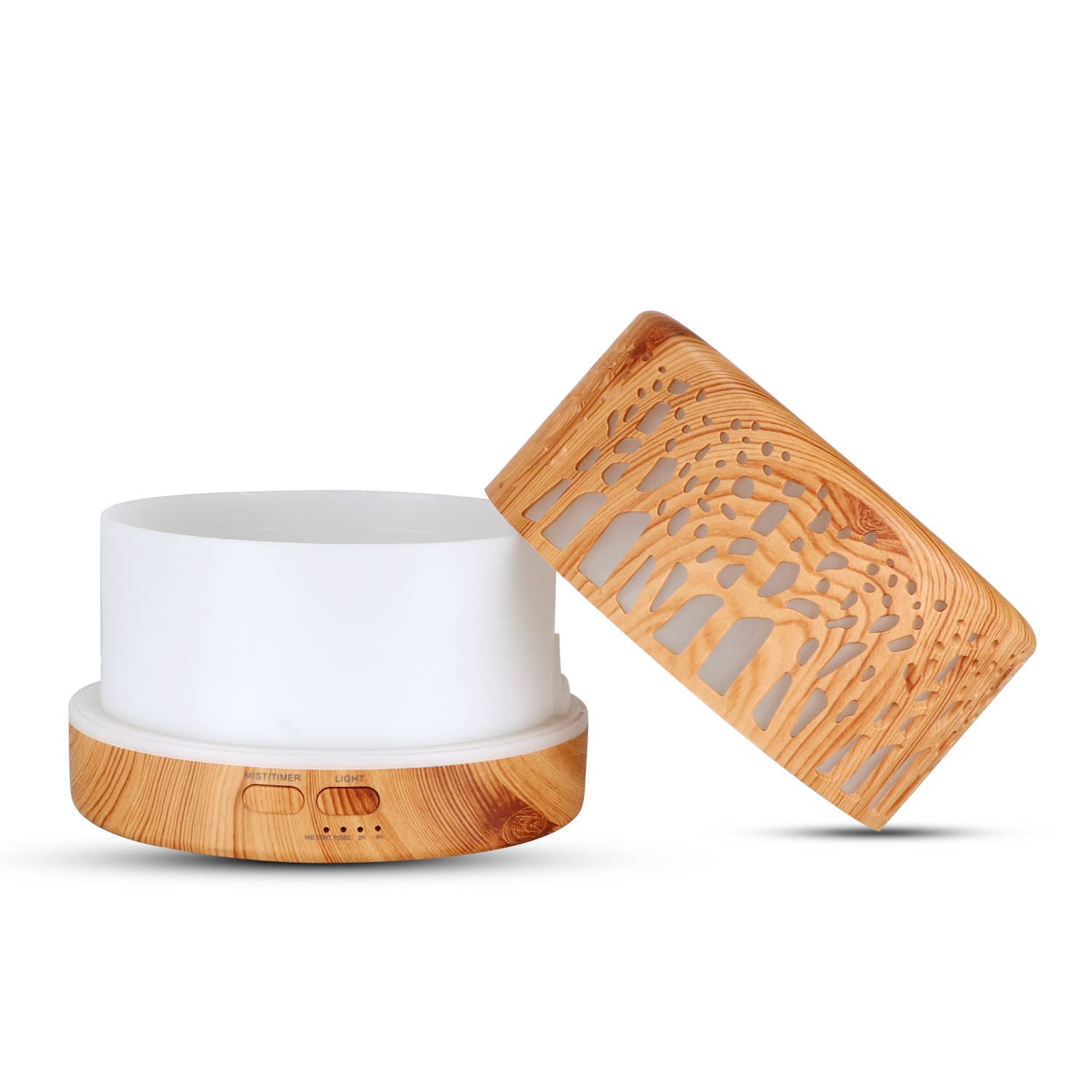 Wild Essentials - Designer 700ml Ultrasonic 5 in 1 Home Diffuser, Light Trees