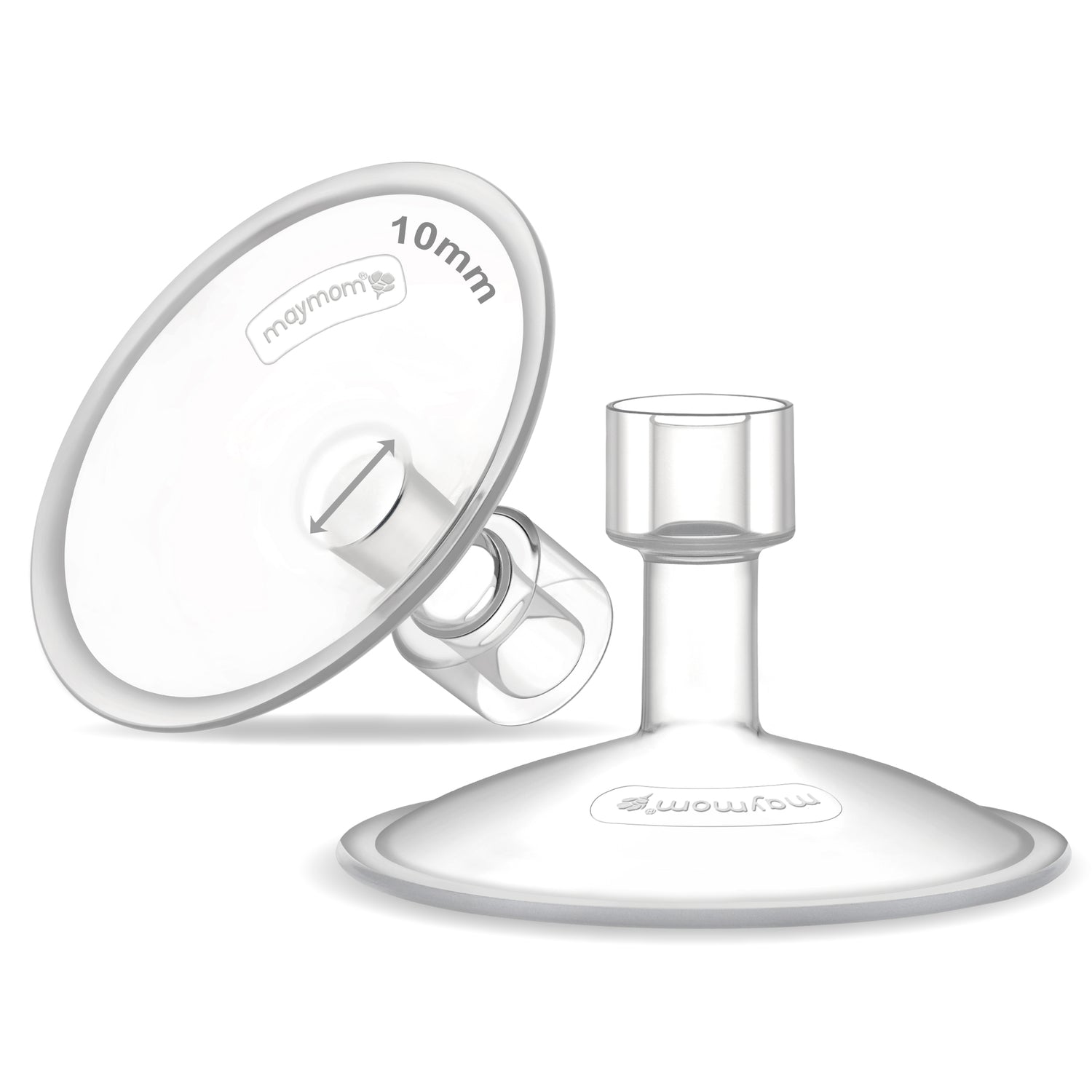 Maymom MyFit Saucer Series Half Flanges for Breast Pumps - 2 pc