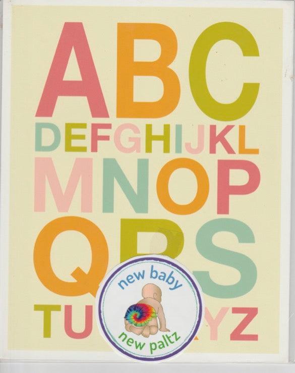 Finny and Zook Alphabet Art | Nursery Decor | Kids Wall Art - New Baby New Paltz