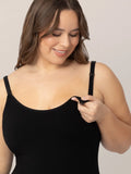 Kindred Bravely Sublime® Bamboo Nursing & Maternity Tank | Black