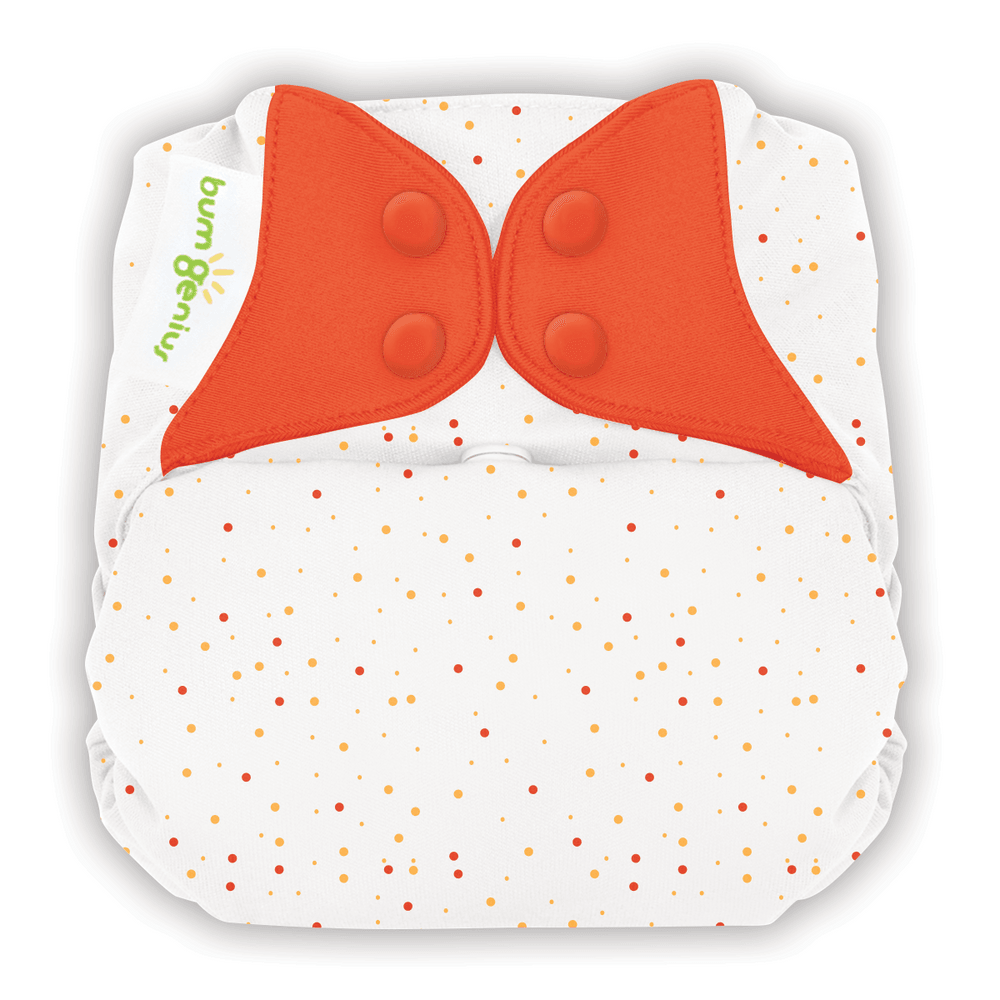 BumGenius Elemental All-In-One Cloth Diaper- Sassy Dot - New Baby New Paltz