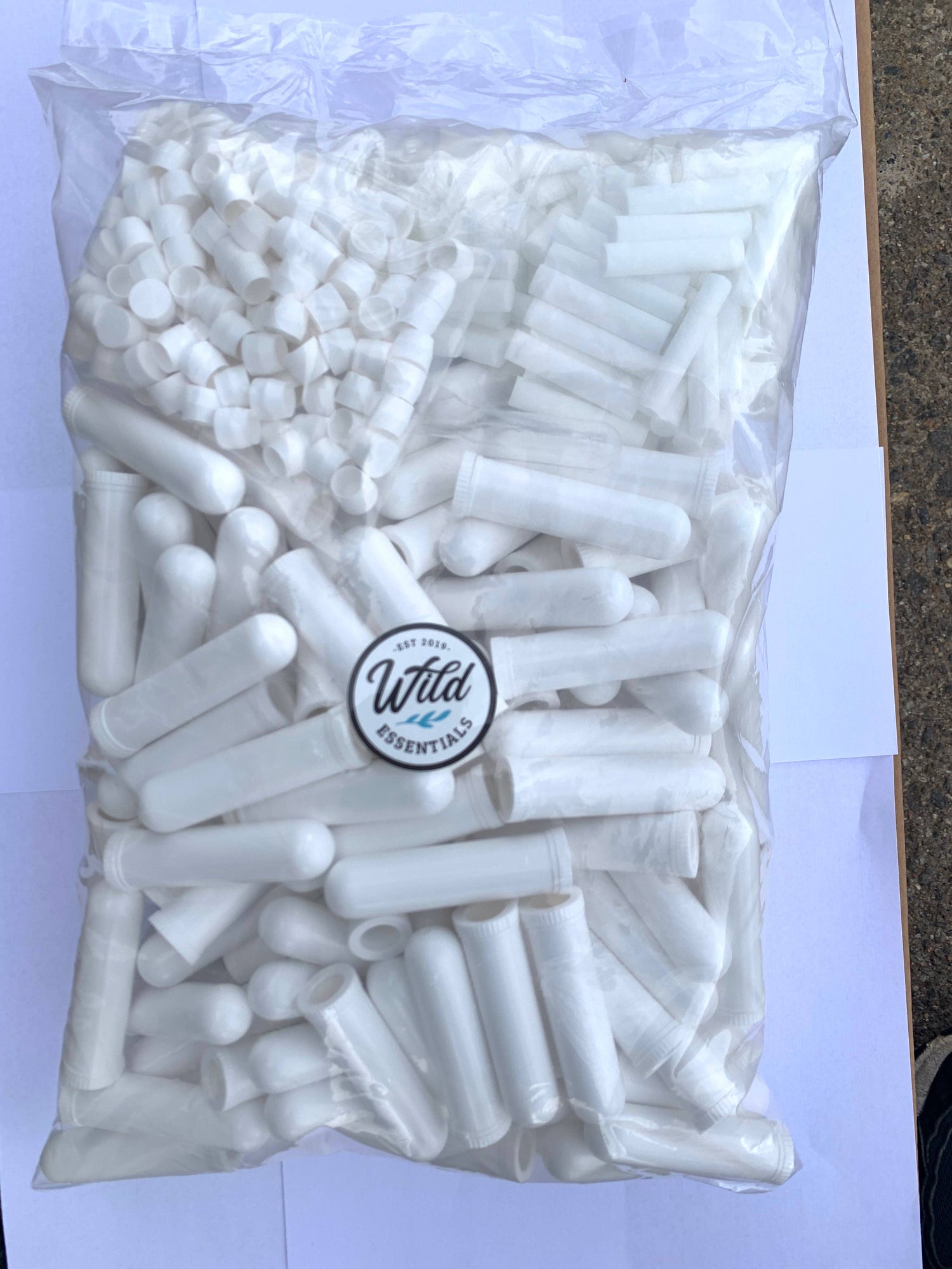 Wild Essentials - Bulk Blank Aromatherapy Inhaler Components Set - 100 ct