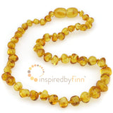 Inspired By Finn Baltic Amber Necklace 13-14"