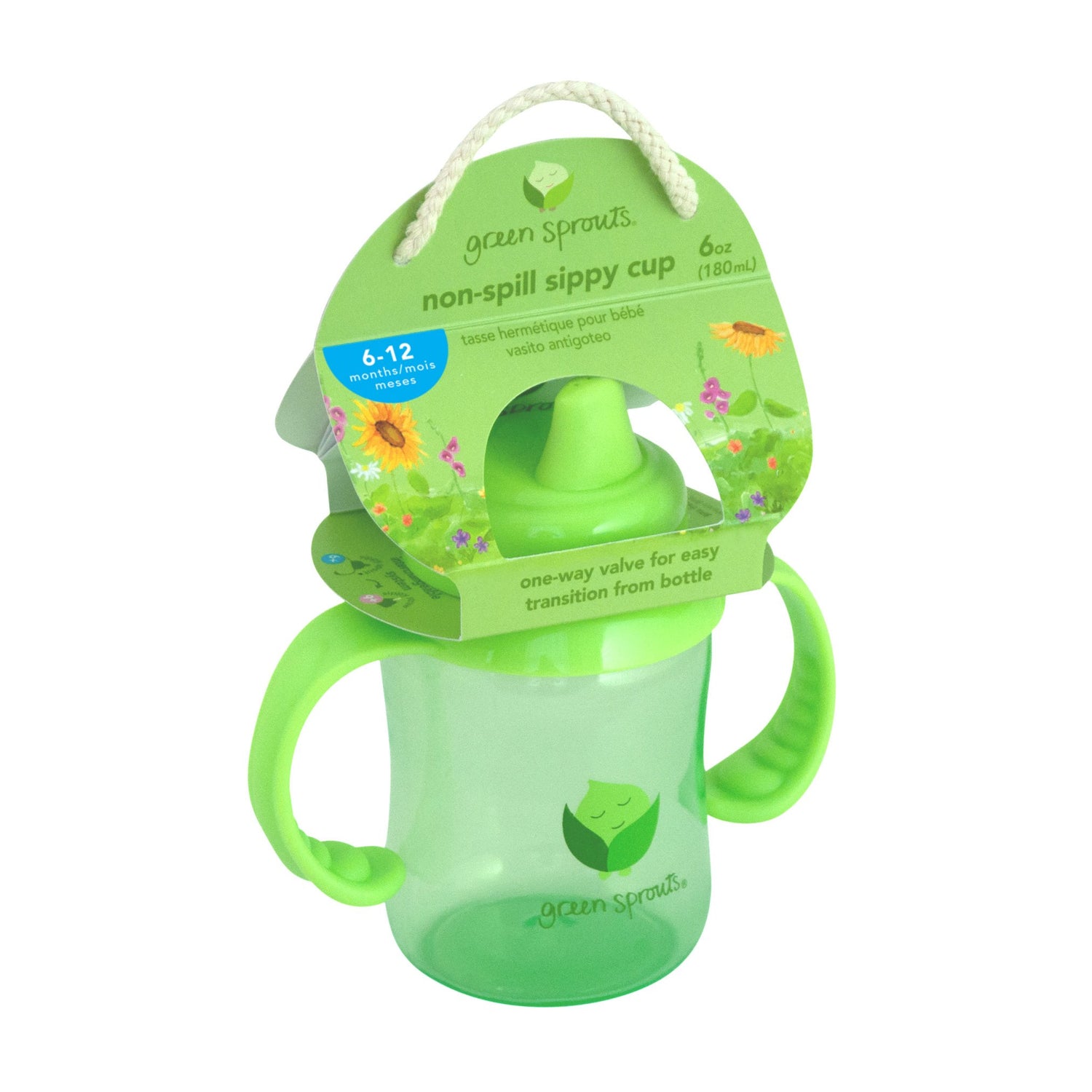 Green Sprouts Non-Spill Sippy Cup 6 oz - New Baby New Paltz