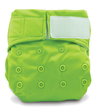 Bumkins Diaper Snap-in-One Diaper One Size Green Hook/Loop - New Baby New Paltz