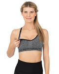 Kindred Bravely Sublime® Low Impact Nursing & Maternity Sports Bra Grey Heather - New Baby New Paltz