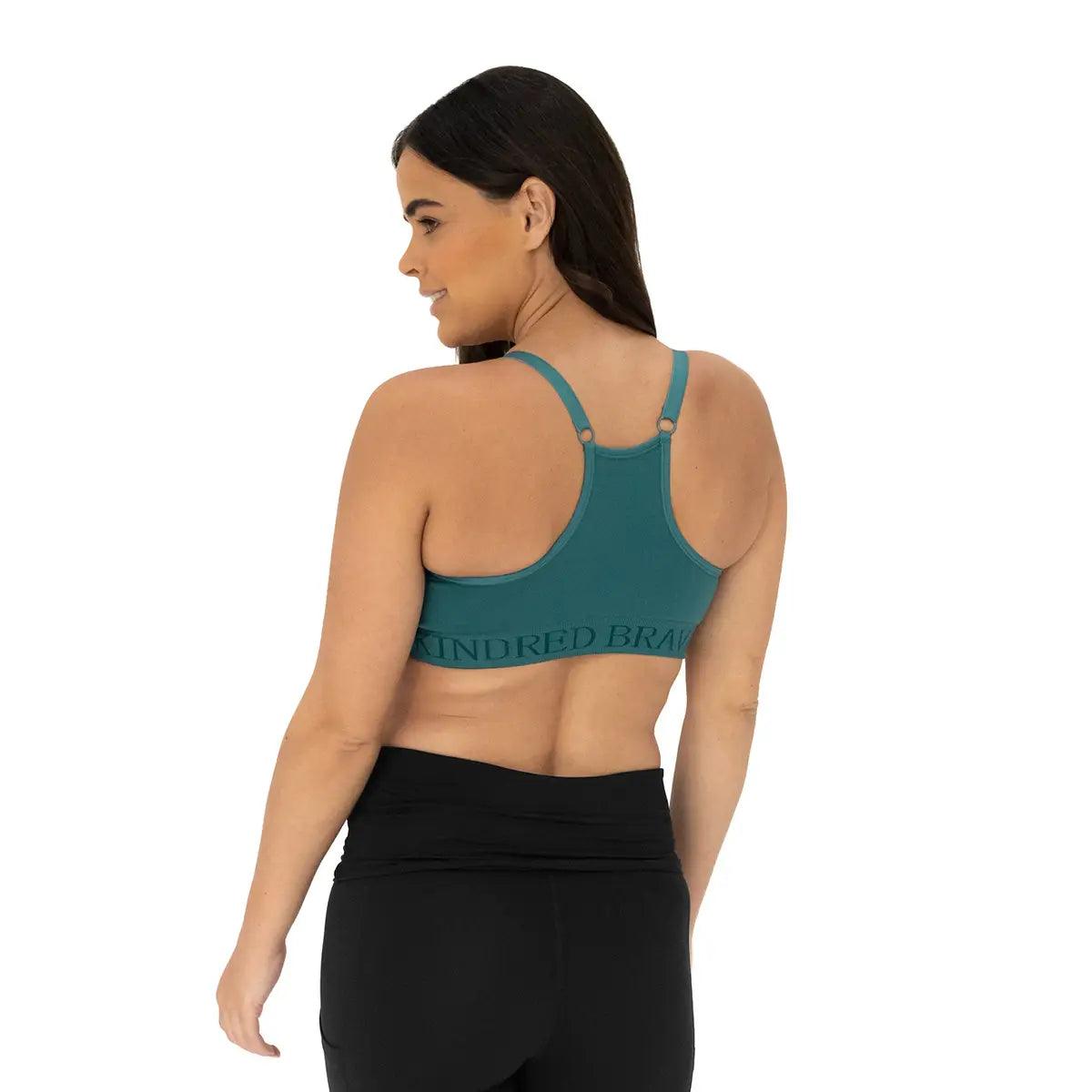 Kindred Bravely Sublime® Hands-Free Pumping & Nursing Sports Bra Teal - New Baby New Paltz