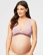 Cake Maternity Milk Bamboo Sleep and Nursing Bra Mauve - New Baby New Paltz