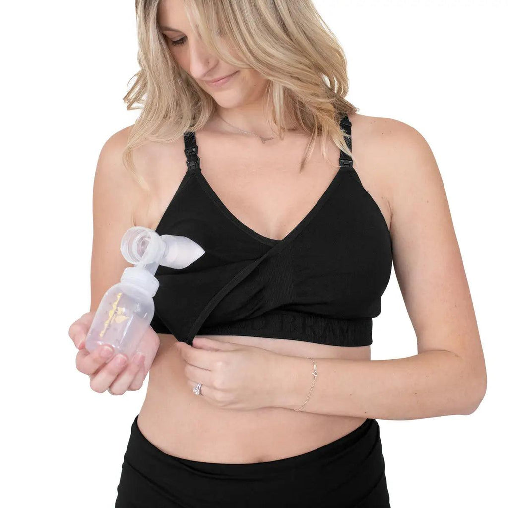 Kindred Bravely Sublime® Hands-Free Pumping & Nursing Sports Bra Black –  New Baby New Paltz