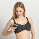 Anita Polka Dot Padded Wire-Free Nursing Bra 5034 - New Baby New Paltz