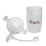 ZoLi BOT 2.0 Straw Sippy Cup - Grey - New Baby New Paltz