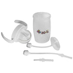 ZoLi BOT 2.0 Straw Sippy Cup - Grey - New Baby New Paltz