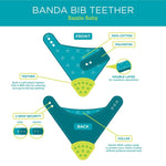 Bazzlebaby Banda Bib Teether - 2 pk - New Baby New Paltz