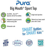 Pura Big Mouth Silicone Sport Top - New Baby New Paltz