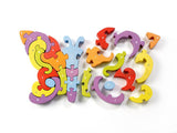 BeginAgain Butterfly A - Z Learning Counting Puzzle - New Baby New Paltz