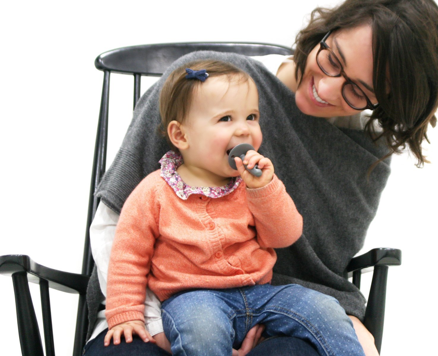 ZoLi Chubby Gummy Gum Massager - Blue and White - New Baby New Paltz