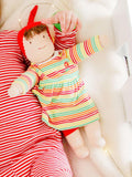 Under the Nile Jill Waldorf Dress Up Doll - Multicolor Stripe Soft Cotton