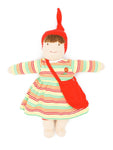 Under the Nile Jill Waldorf Dress Up Doll - Multicolor Stripe Soft Cotton - New Baby New Paltz