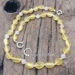 Inspired By Finn Baltic Amber Anklet 11" - New Baby New Paltz