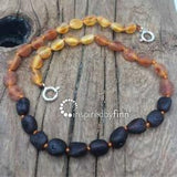 Inspired By Finn Baltic Amber Anklet 11" - New Baby New Paltz
