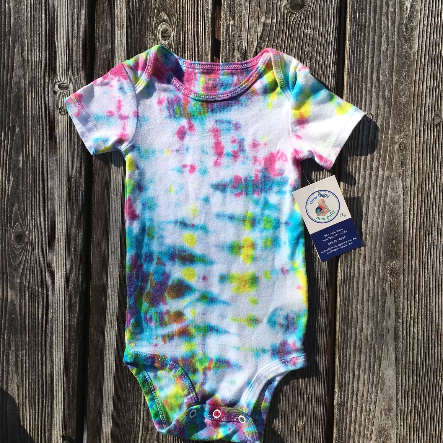 Tie Dye Onesie -18M - New Baby New Paltz