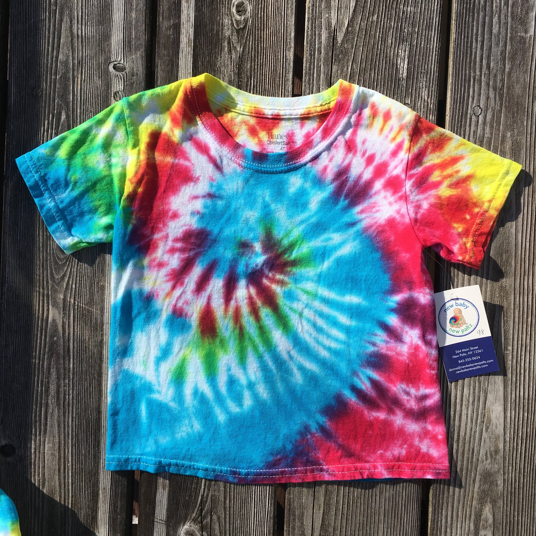 Tie Dye Tee Shirt - New Baby New Paltz