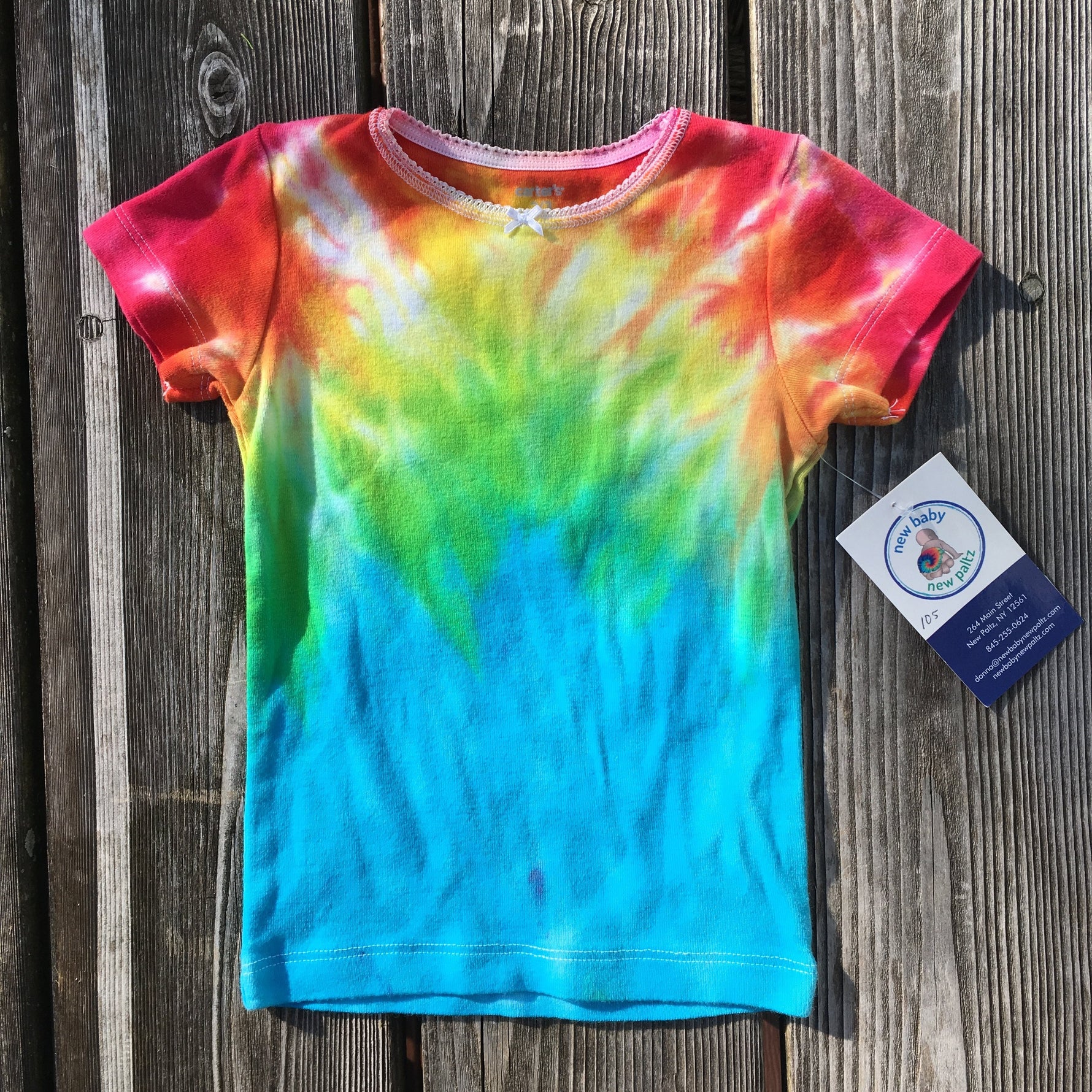 Tie Dye Onesie - New Baby New Paltz