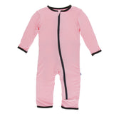 Kickee Pants Applique Coverall w/zipper in Teatime - New Baby New Paltz