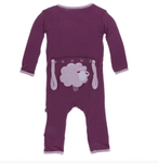 Kickee Pants Applique Coverall -Newborn, Snap - New Baby New Paltz