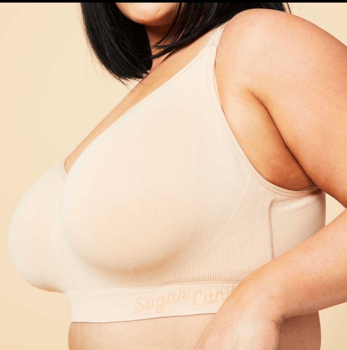 Cake Maternity Sugar Candy Basic Nursing Bralette (for G-K cups) Beige - New Baby New Paltz