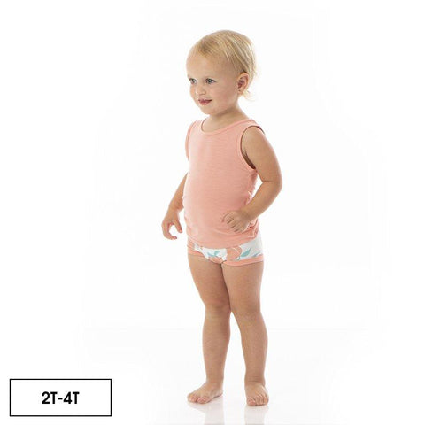 Toddler Baby Girls Underpants Cartoon Print Underwear Cotton Briefs Trunks  4PCS