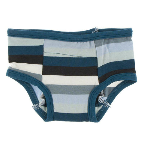 Kickee Pants Training Pant in Meteorology Stripe - New Baby New Paltz
